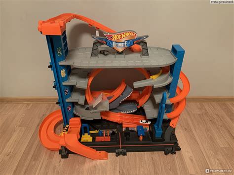 Hot Wheels Трек Mattel HW Ultimate Garage FTB69 - «Парковка огонь 🔥 ...