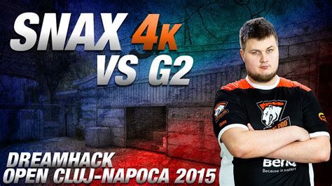 CS GO Virtus Pro Snax 4 Kills Vs G2 With Tec 9 DreamHack Open