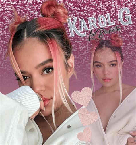 Karol G Pink Hair Etsy