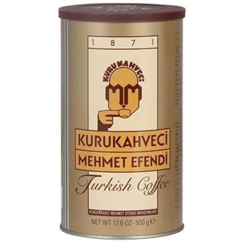 Kuru Kahveci Mehmet Efendi 500g Tin Box Turkish Ali Bazaar