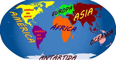 todos los continentes del mundo