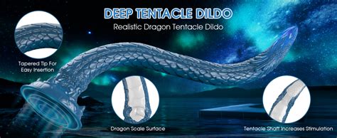 Amazon Huge Tentacle Dildo Monster Dragon Dildos Sex Toys 18 5 Long Thick Anal Dildo With