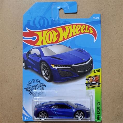 Jual HOT WHEELS 17 ACURA NSX HW EXOTICS BLUE Shopee Indonesia