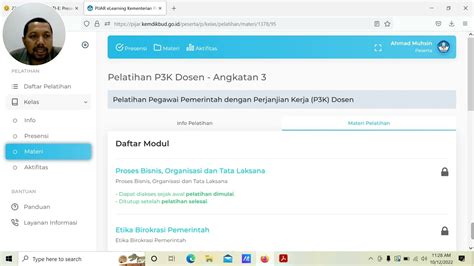 Tutorial Penggunaan Aplikasi Pijar Untuk Diklat Pegawai P3k Di