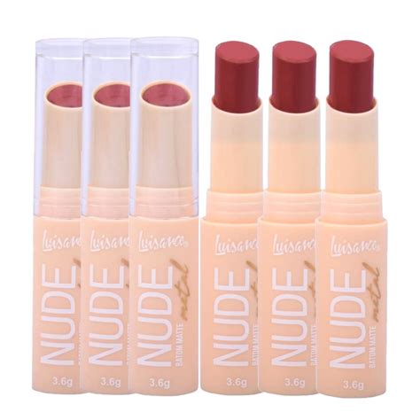 Luisance Batom Matte Nude Metal Cor Und Distribuidora Jcf Maquiagem E Cosm Ticos No