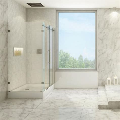 VIGO Winslow 48 125 In X 79 875 In Frameless Bypass Shower Enclosure