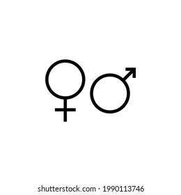 Sex Icon Male Vector Female Illustration Stock Vector Royalty Free 1990113746 Shutterstock
