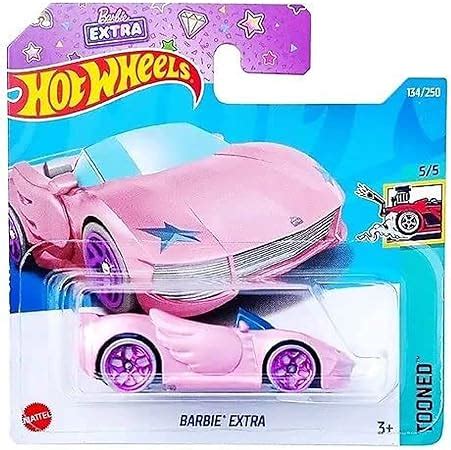 Amazon Hot Wheels Barbie Extra Tooned Pink Toys Games