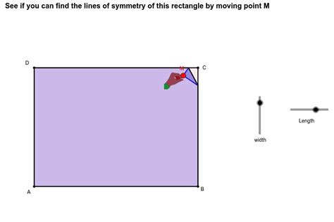 Lines Of Symmetry Rectangle Geogebra