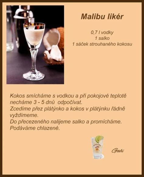 Pin by Renáta Placáková on Nápoje, limonády, domácí alkohol | Cocktail ...