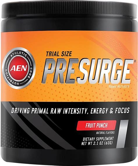 Athletic Edge Nutrition Presurge Save At Priceplow