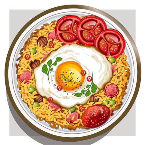 Premium Vector Nasi Goreng Fried Rice