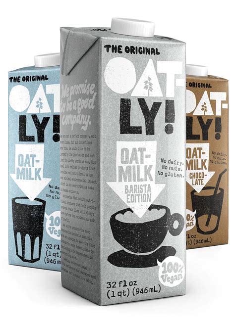 Oatly Leche de avena, paquete variado, 32oz, paquete de 6, original ...
