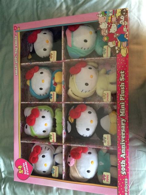 Hello Kitty 50th Anniversary Mini Plush Set Sanrio Friends | #1823690221