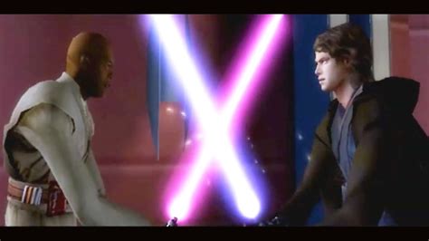 Anakin Kills Mace Windu Alternate Duel YouTube