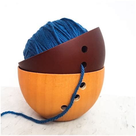 Small Wooden Yarn Bowl Times Lost Art