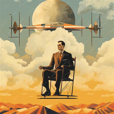 Premium AI Image | Strategic Leadership A CEO Flight Path Generative AI