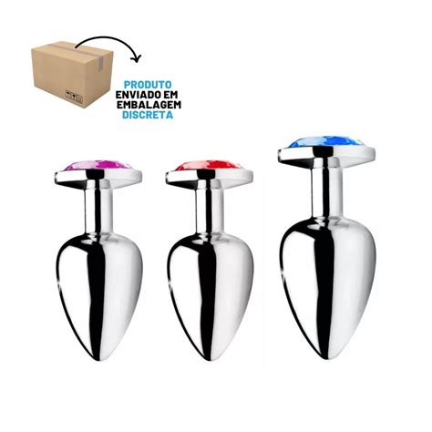 Kit Plug Anal Tamanho 2 M E 1 G Shopee Brasil