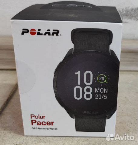 Часы Polar Pacer (Night Black) черный купить в Москве | Личные вещи | Авито