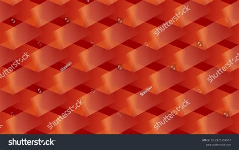 Vector Red Seamless Texture Composed Polygons Stock Vector (Royalty
