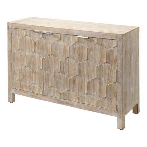 Juniper Three Door Cabinet | Chairish