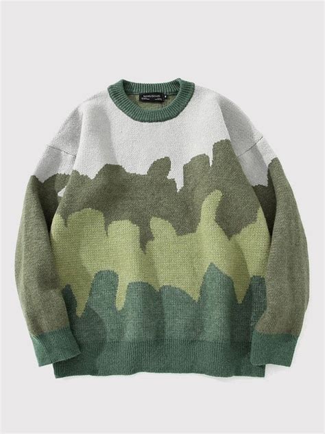 Japanese Camouflage Sweater Shibuya My Japan Clothes