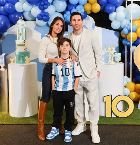 Thiago Messi Cumplió Diez Años Y La Temática De La Fiesta Generó Furor