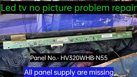 Led Tv Panel HV320WHB N55 Repair All Panel Supply Are Missing YouTube