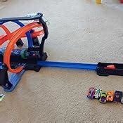 Hot Wheels Corkscrew Crash Track Set Vehicle Playsets Amazon Canada