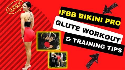 IFBB Bikini Pro Glute Workout 10 Weeks Out YouTube