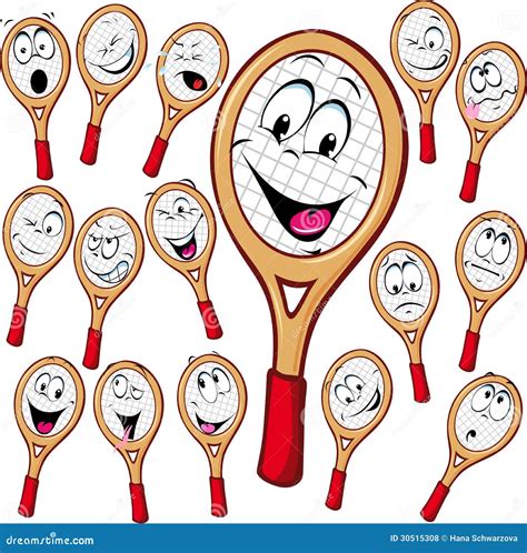 cartoon tennis racket 12