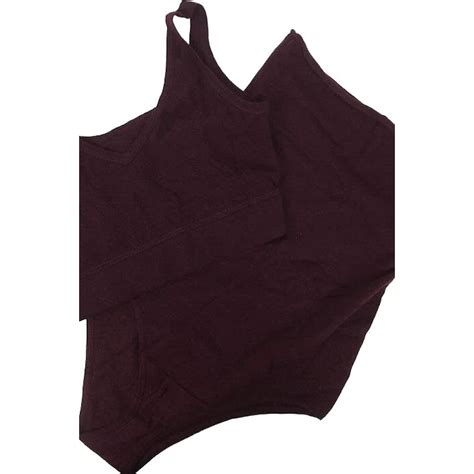 Eres Wool Lingerie Set Dark Red Ref Joli Closet