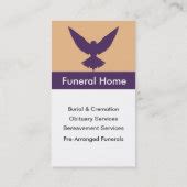 Funeral Home Business Card | Zazzle