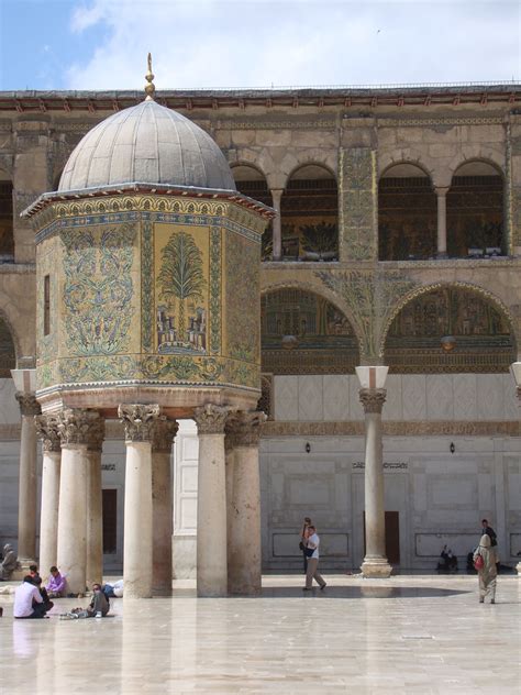 Dome Of The Treasury Umayyed Mosque Damascus Qubbat Al Flickr