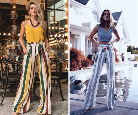 Como Usar Calças Pantalonas - Calça Pantalona - Listras | Calça pantalona como usar, Calça pantalona ...