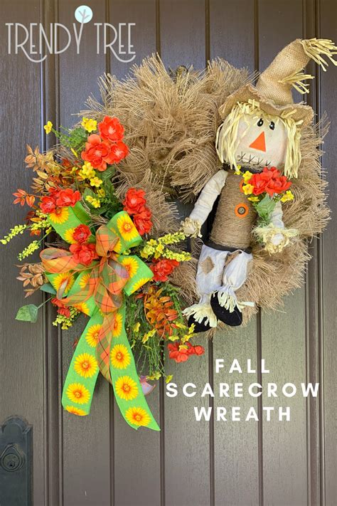 Fall Scarecrow Deco Mesh Wreath Tutorial 2020 Deco Mesh Wreaths