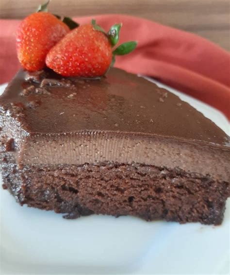 Bolo Pudim De Chocolate Receiteria