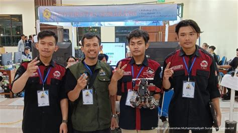 Alhamdulillah Tim Megalodon Ums Raih Podium Ke Kontes Robot Indonesia