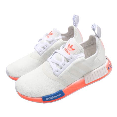 Buy Adidas Nmd R Cloud White Orange Blue Kixify Marketplace