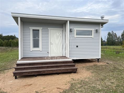 Фотоотчёт Каркасная баня в скандинавском стиле от СК Глушаков