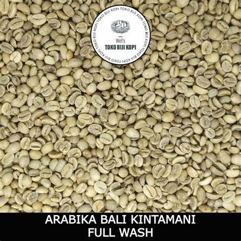 Jual Green Bean Biji Kopi Arabika Bali Kintamani Full Wash Grade