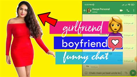 Gf Bf Funny Chat Girl 😋🥰 Girl💃 💕 Boy🏃 Funny Romantic Conversation Youtube