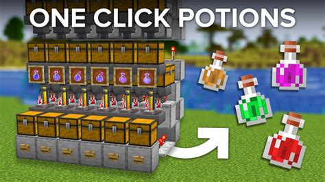 Minecraft Easy Automatic Potion Brewer - YouTube