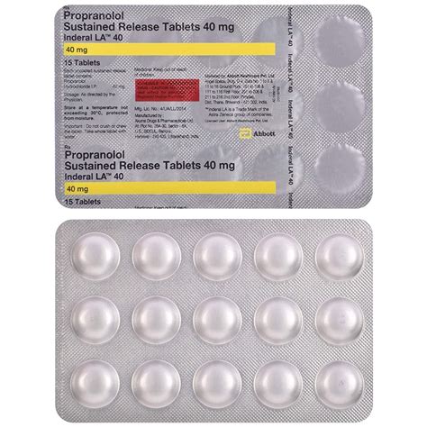 Propranolol Hydrochloride Tablets Mg At Rs Stripe In Nagpur