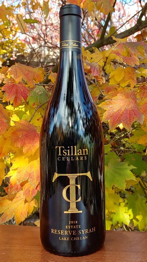 Tsillan Cellars 2018 Estate Reserve Syrah Lake Chelan 42 Great