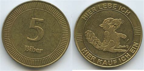 Bundesrepublik Deutschland Biber Wertmarke Jeton Token Nd Gx