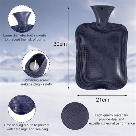 Buy Soft Plush Hot Water Bottle L Large Hand Warmer Bed Bottle With Cover International