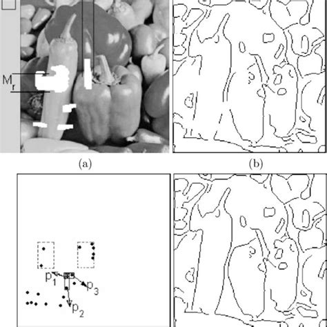 Edge Reconstruction A Degraded Image Showing The Dimensions Of The