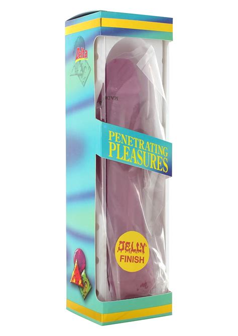 Jelly Purple Dong Realistyczne Dildo Pvc Allegro Pl