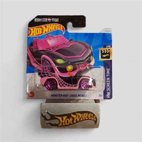 Hot Wheels Hw Screen Time Monster High Ghoul Mobil Neu Und Originalverpackt In